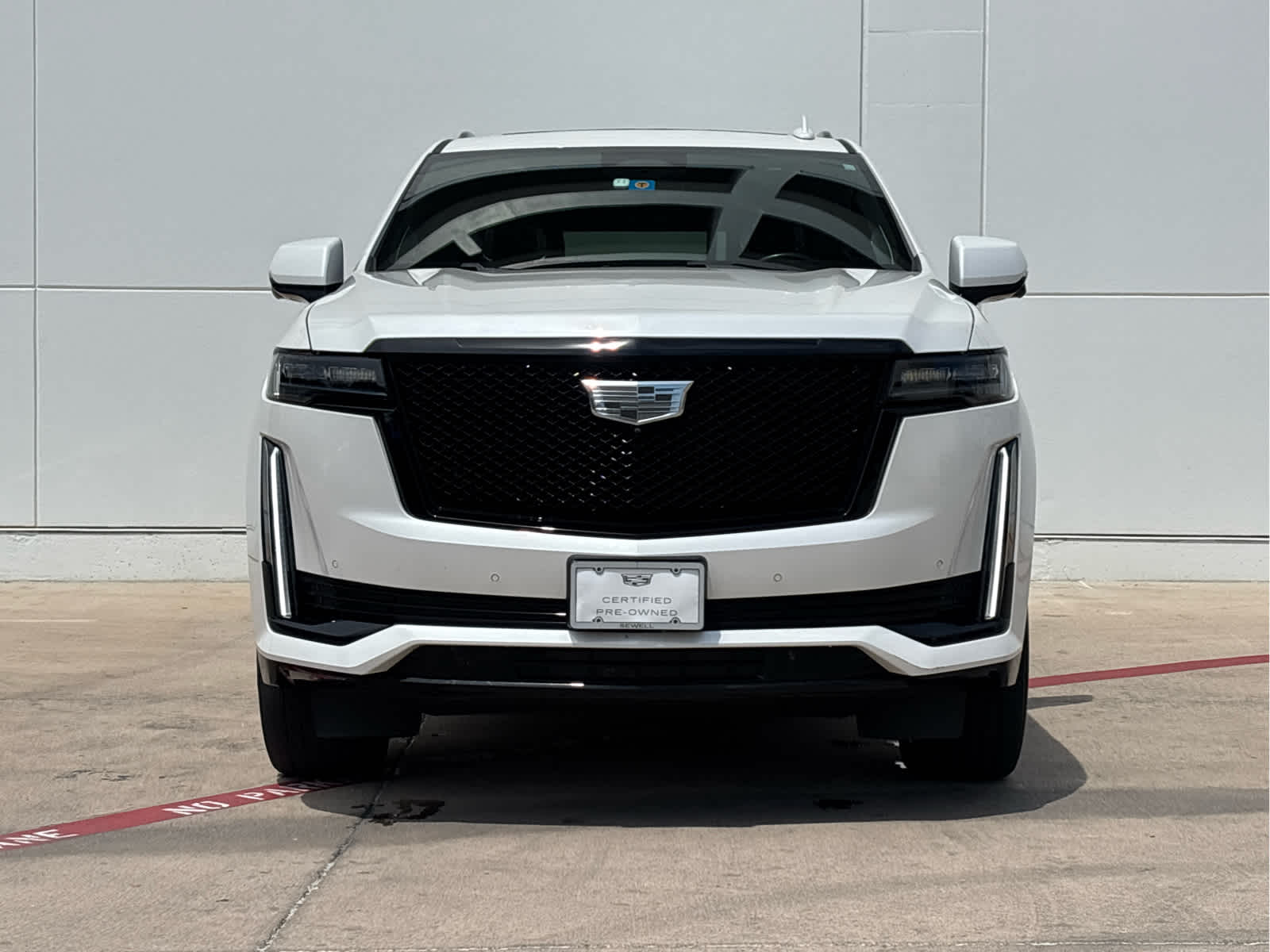 Used 2023 Crystal White Tricoat Cadillac RWD Sport Platinum image 2