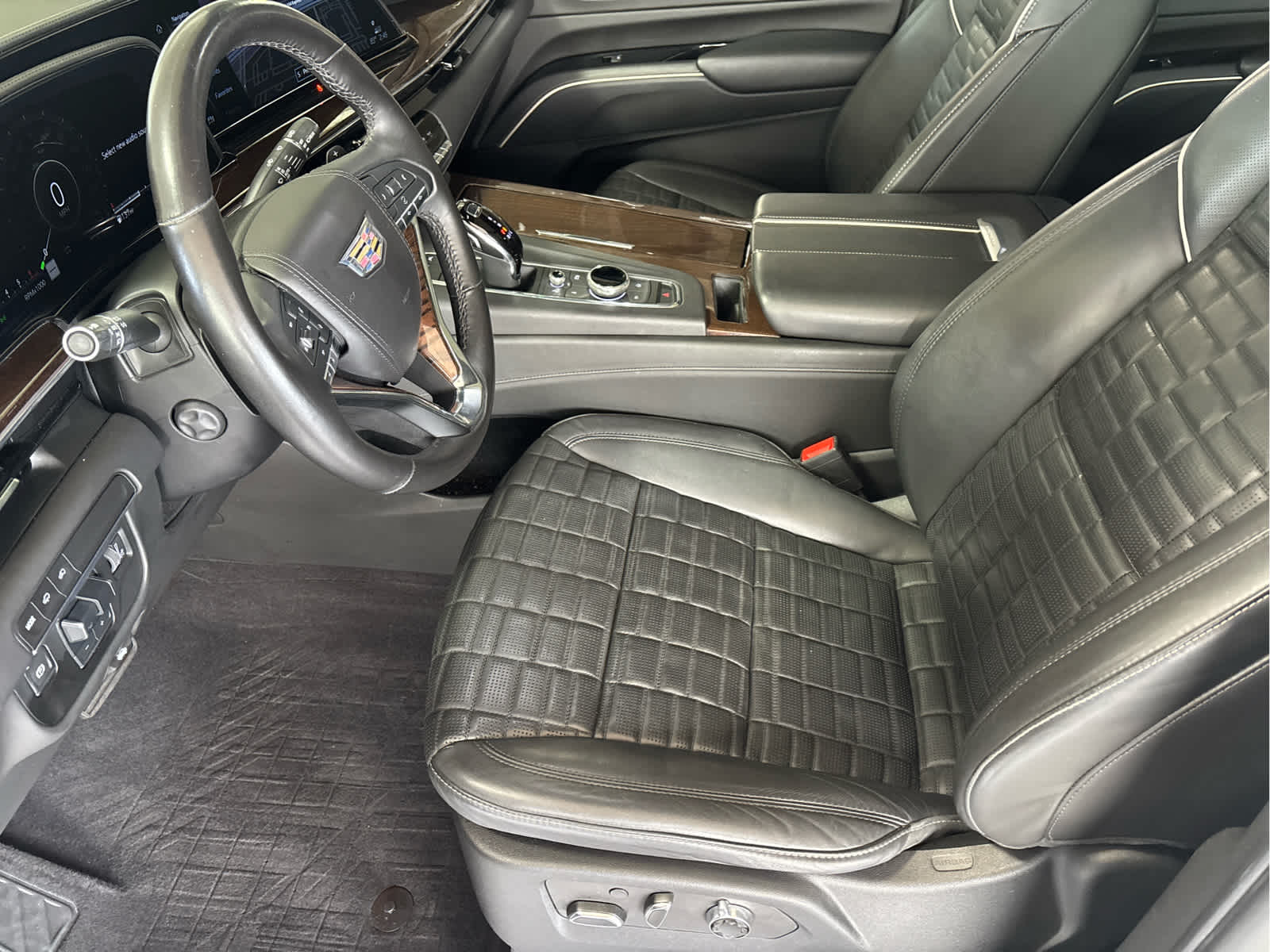 Used 2023 Crystal White Tricoat Cadillac RWD Sport Platinum image 11