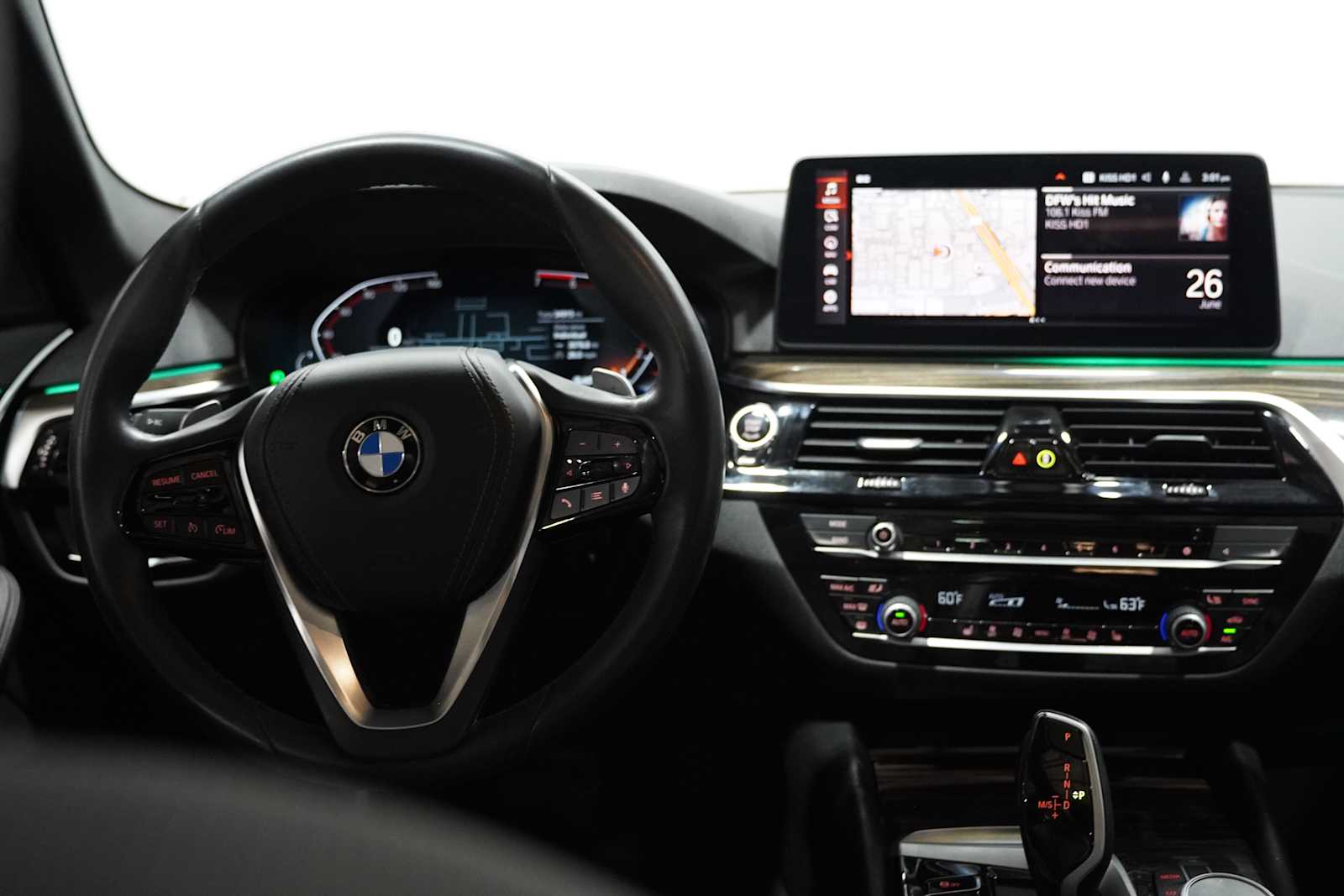 Certified Used 2022 Black Sapphire Metallic BMW 530i xDrive image 24