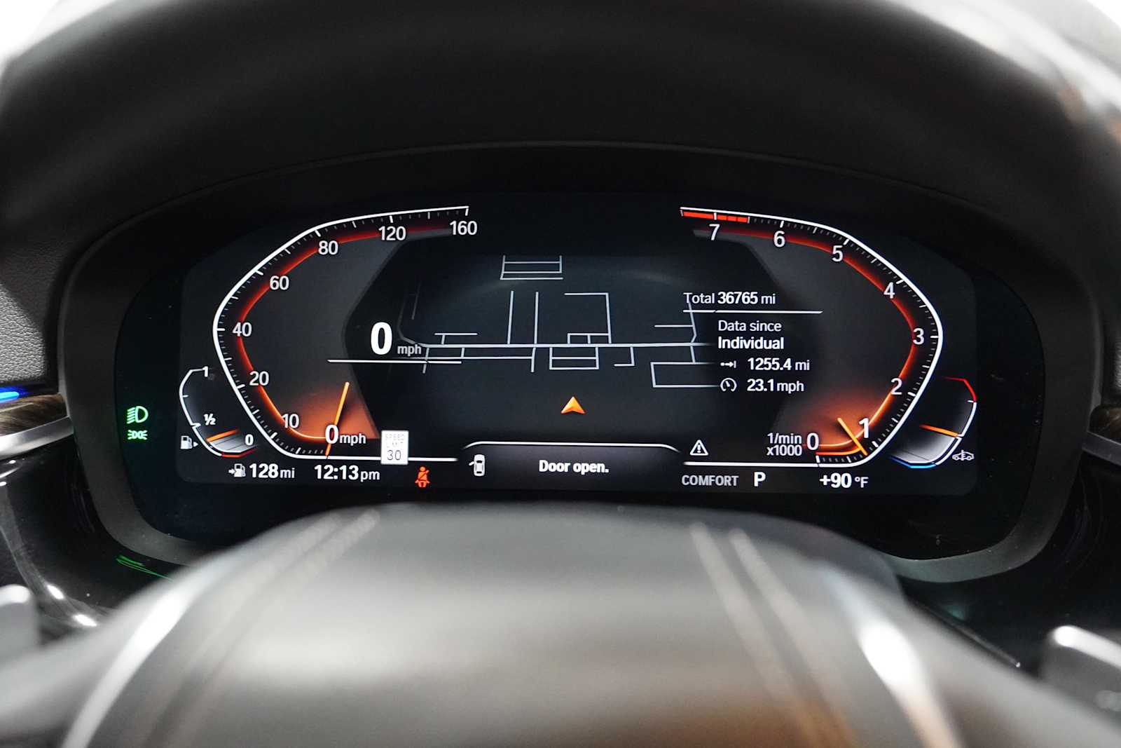 Used 2021 Bernina Grey Amber Effect BMW 540i image 17