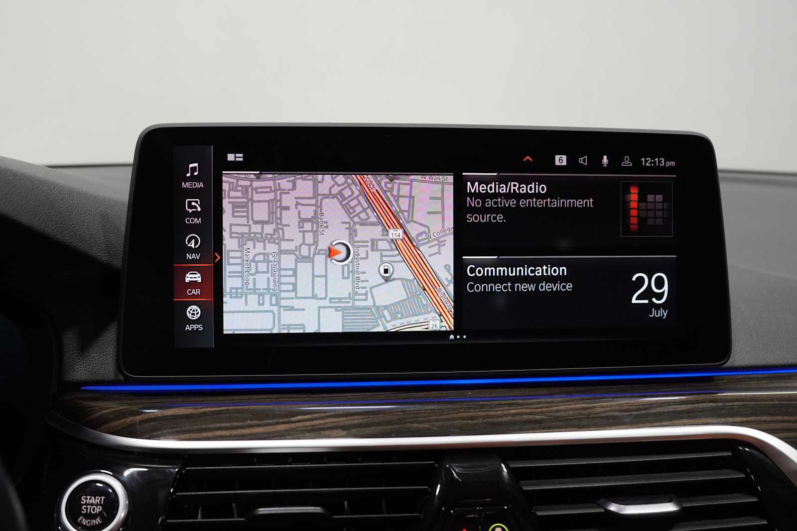 Used 2021 Bernina Grey Amber Effect BMW 540i image 18