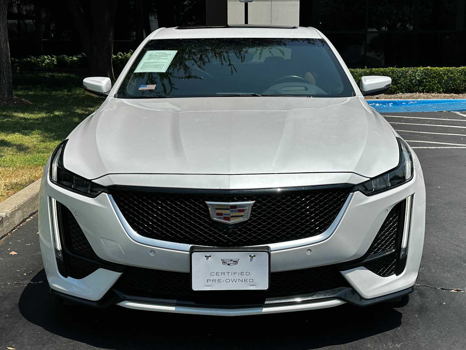 Certified Used 2023 Crystal White Tricoat Cadillac Sport image 2