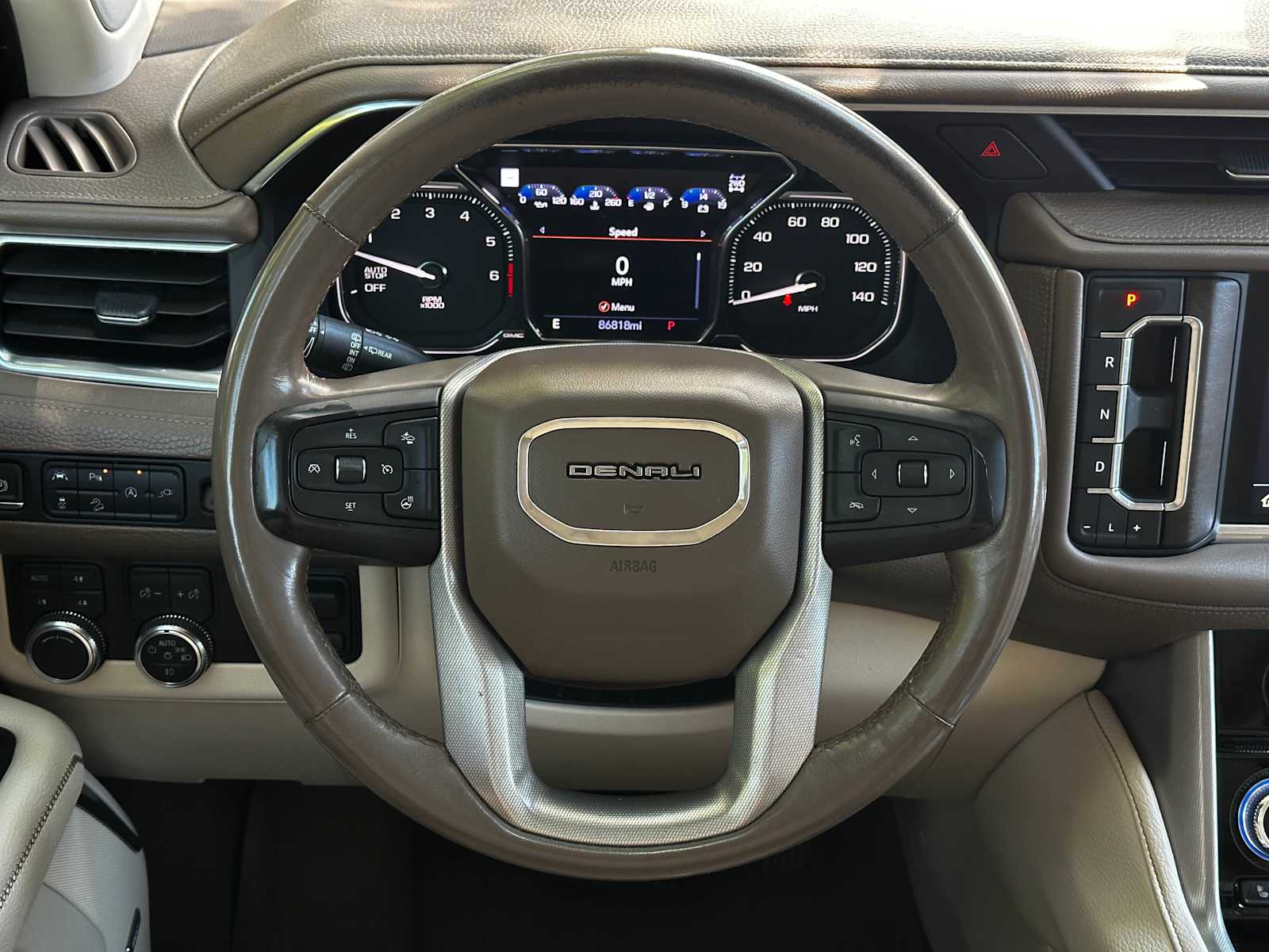 Used 2021 WHITE FROST TRICOAT GMC Denali image 19
