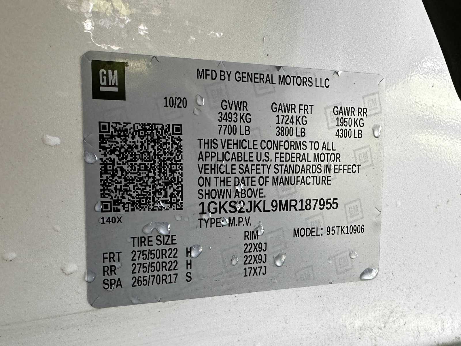 Used 2021 WHITE FROST TRICOAT GMC Denali image 25