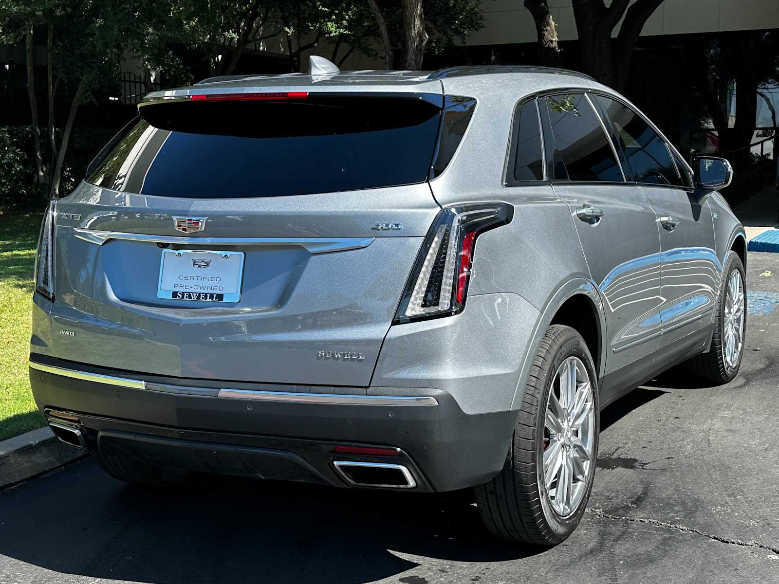 Certified Used 2025 Argent Silver Metallic Cadillac AWD Sport image 4