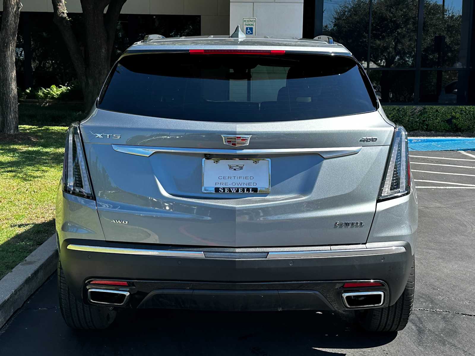 Certified Used 2025 Argent Silver Metallic Cadillac AWD Sport image 3