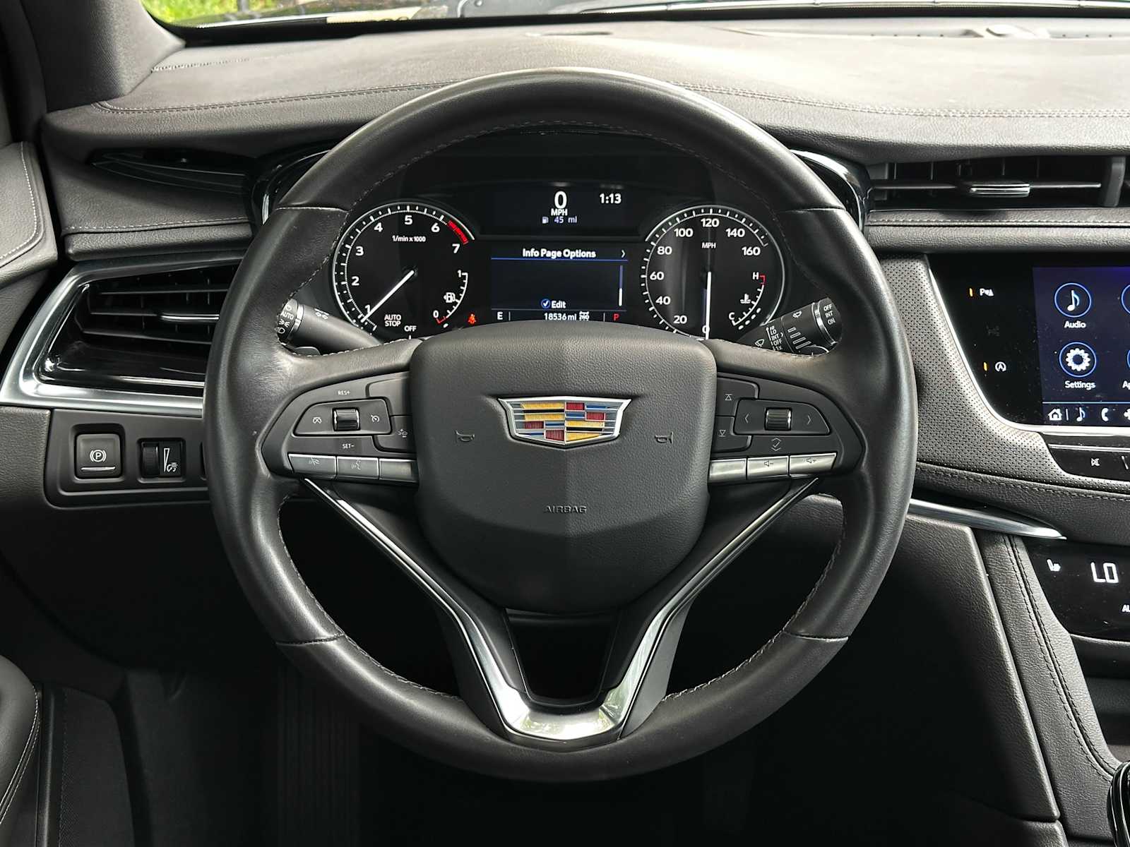 Used 2025 Stellar Black Metallic Cadillac Luxury image 18