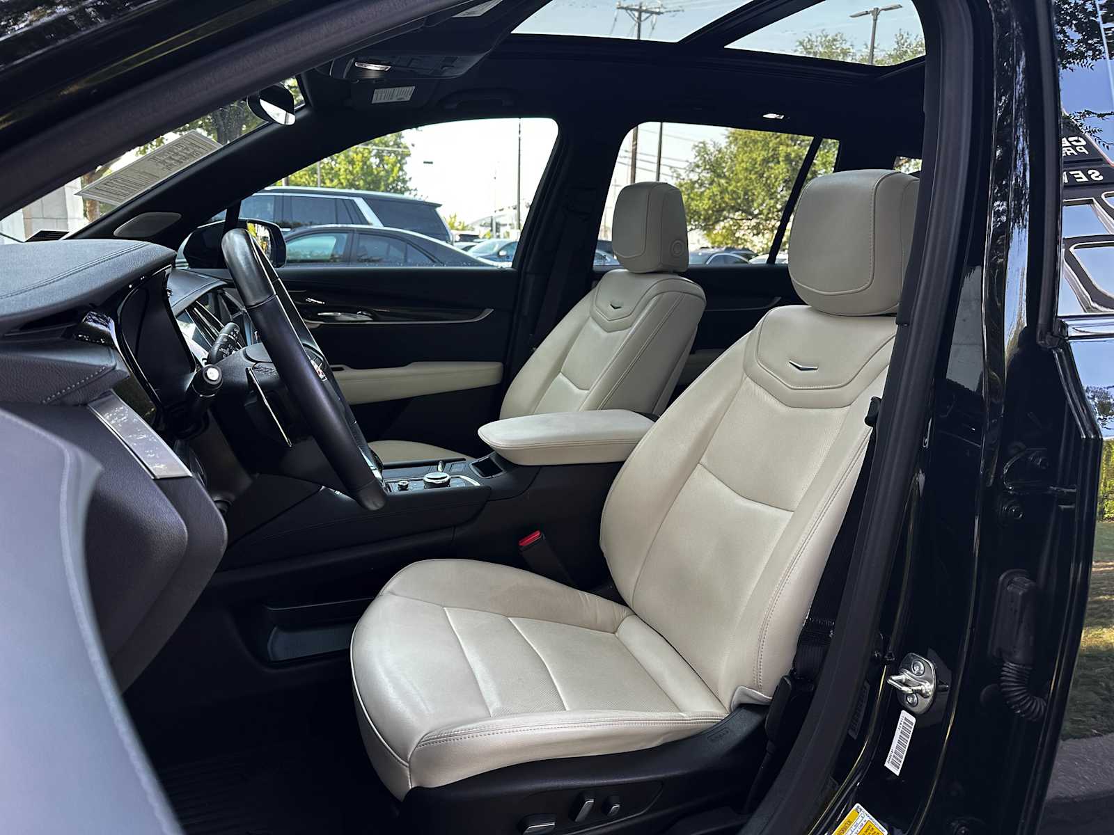 Certified Used 2025 Stellar Black Metallic Cadillac Sport image 9
