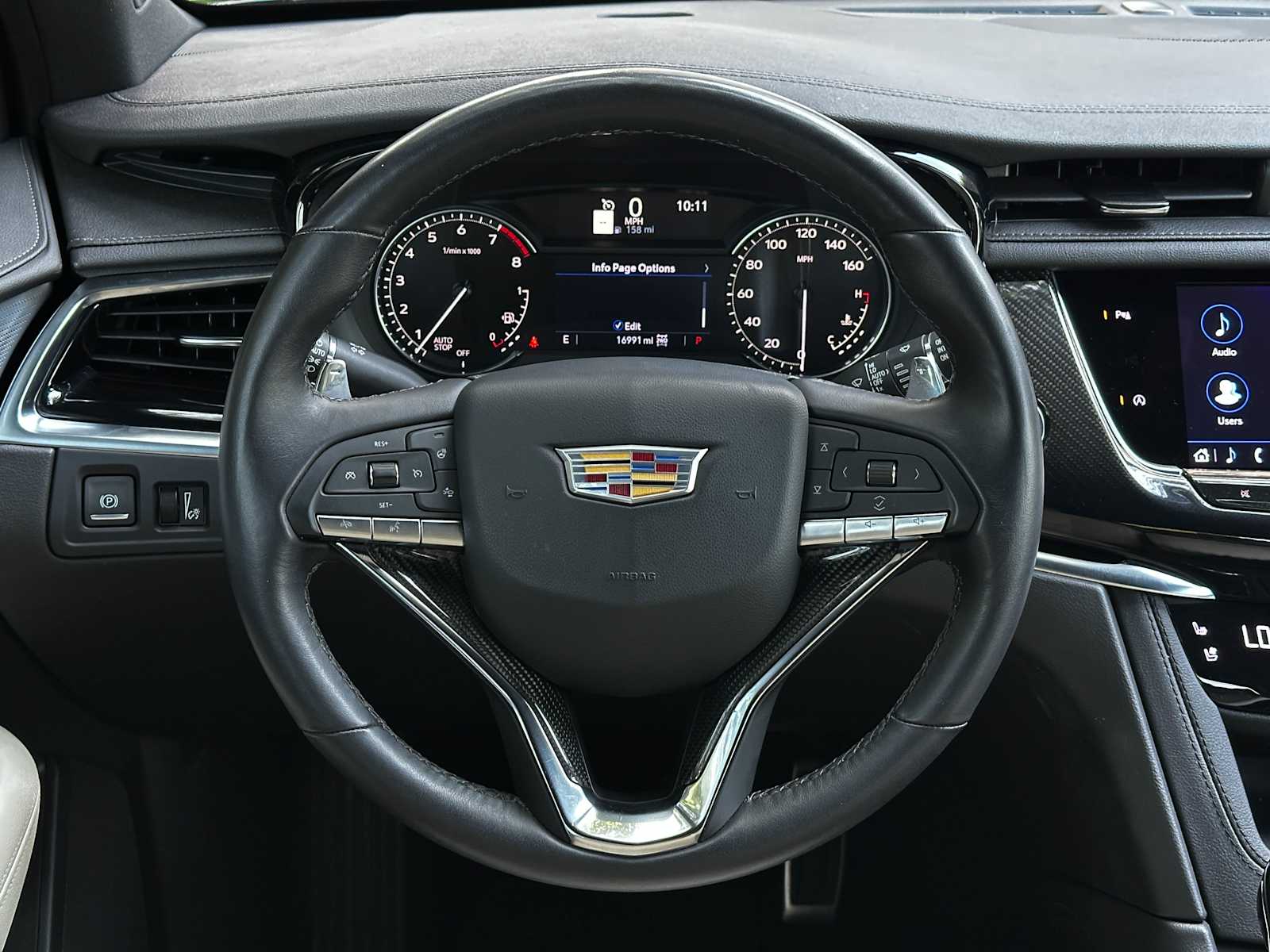 Certified Used 2025 Stellar Black Metallic Cadillac Sport image 18