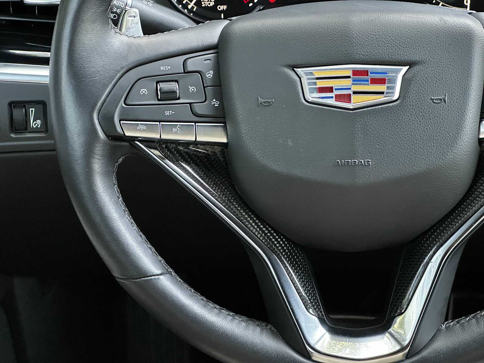 Certified Used 2025 Stellar Black Metallic Cadillac Sport image 19