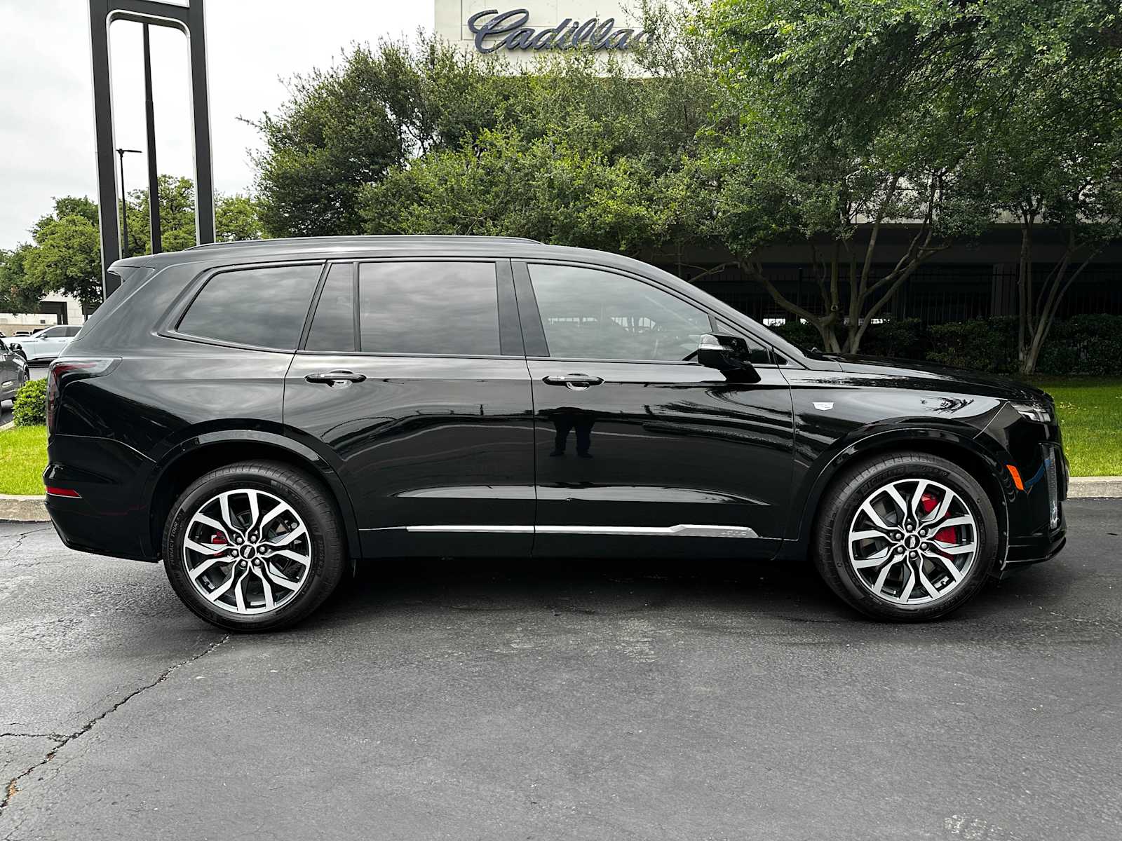 Certified Used 2025 Stellar Black Metallic Cadillac AWD Sport image 6