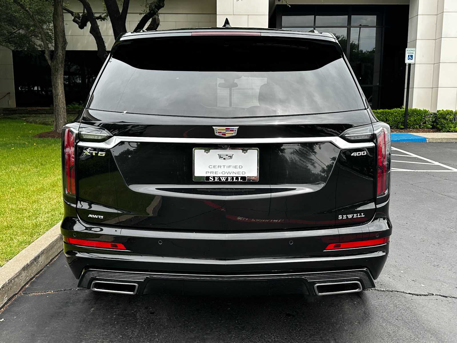 Certified Used 2025 Stellar Black Metallic Cadillac AWD Sport image 3