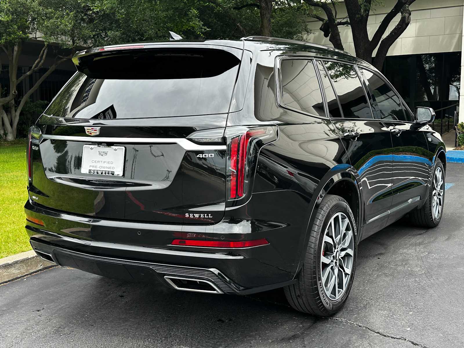 Certified Used 2025 Stellar Black Metallic Cadillac AWD Sport image 4