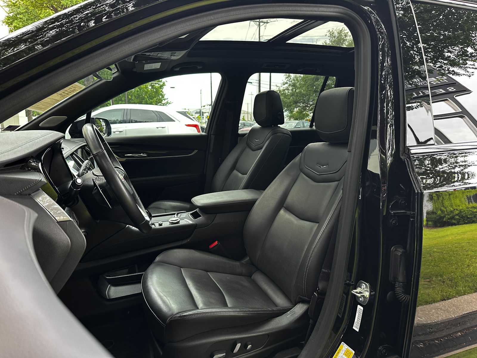 Certified Used 2025 Stellar Black Metallic Cadillac AWD Sport image 9