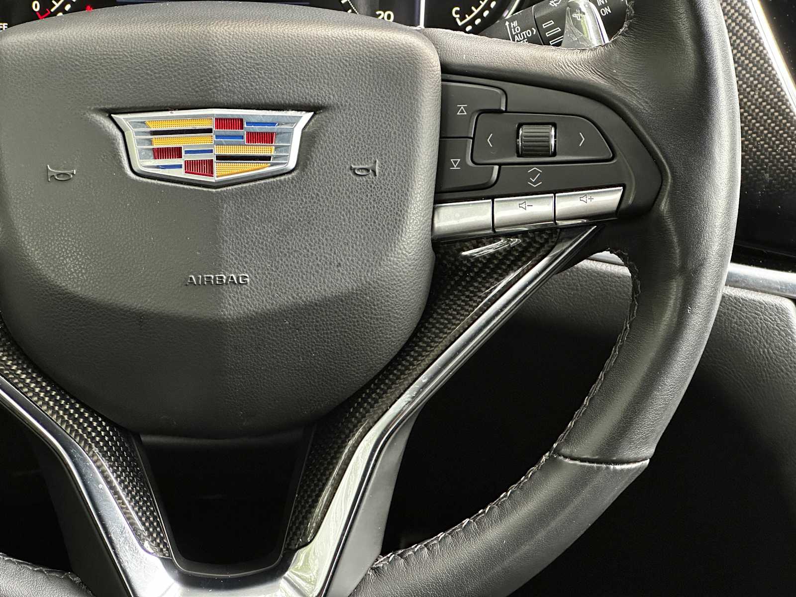 Certified Used 2025 Stellar Black Metallic Cadillac AWD Sport image 19