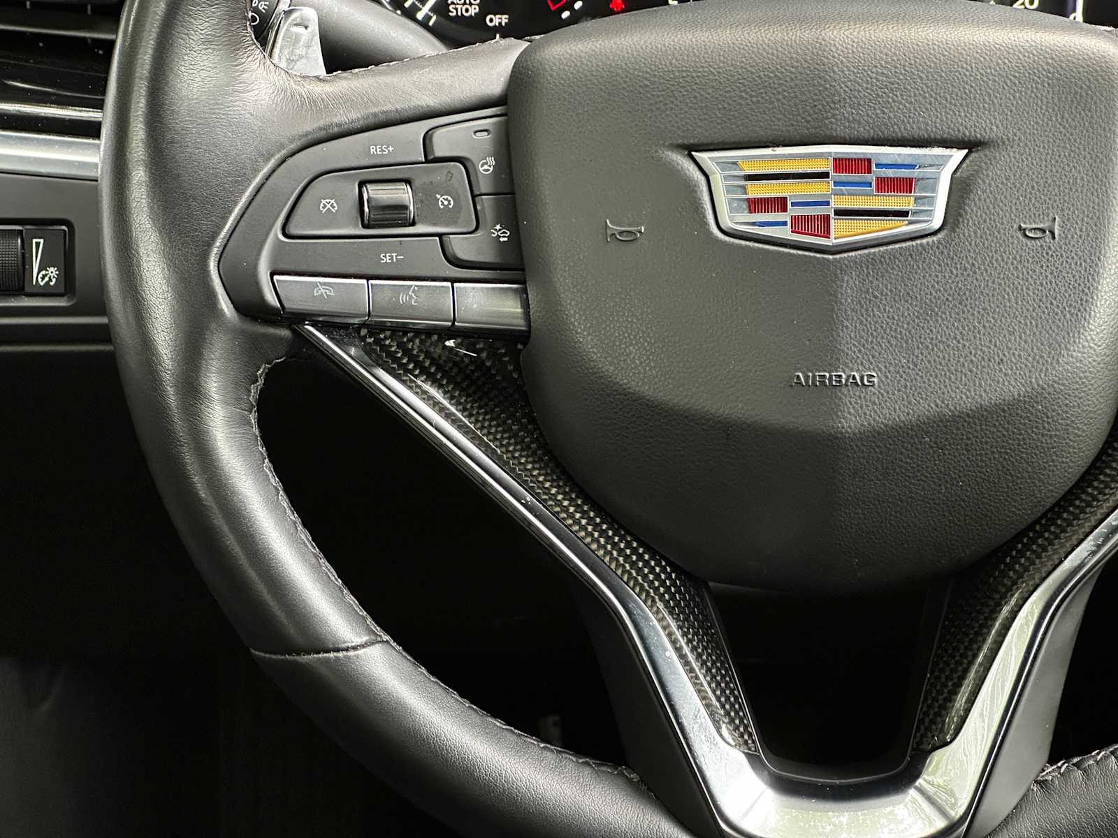 Certified Used 2025 Stellar Black Metallic Cadillac AWD Sport image 18