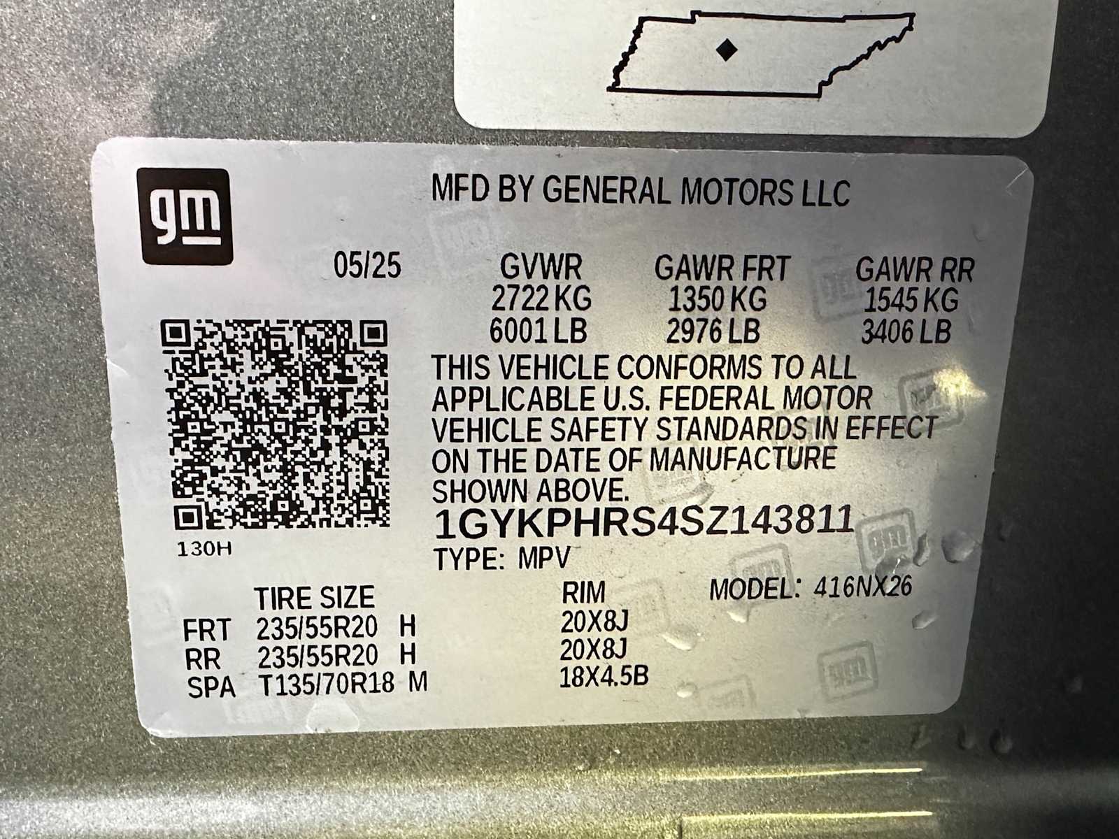 Certified Used 2025 Argent Silver Metallic Cadillac AWD Sport image 22