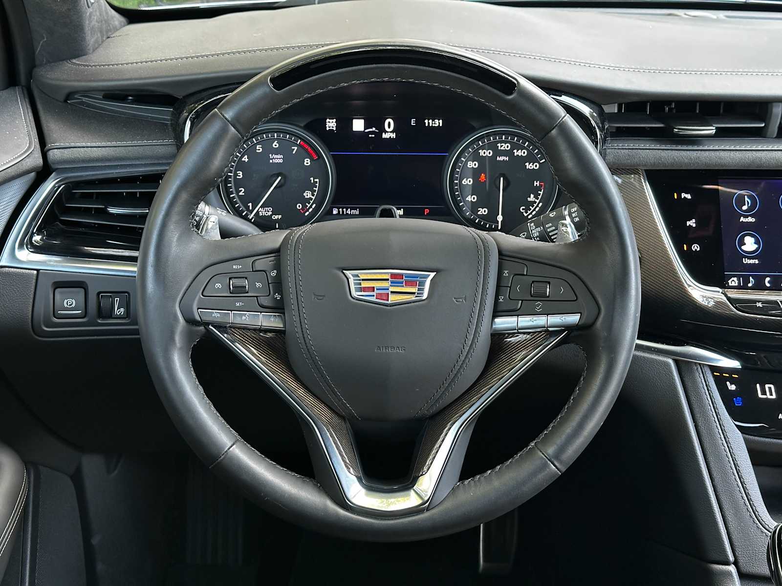 Certified Used 2025 Argent Silver Metallic Cadillac AWD Sport image 18