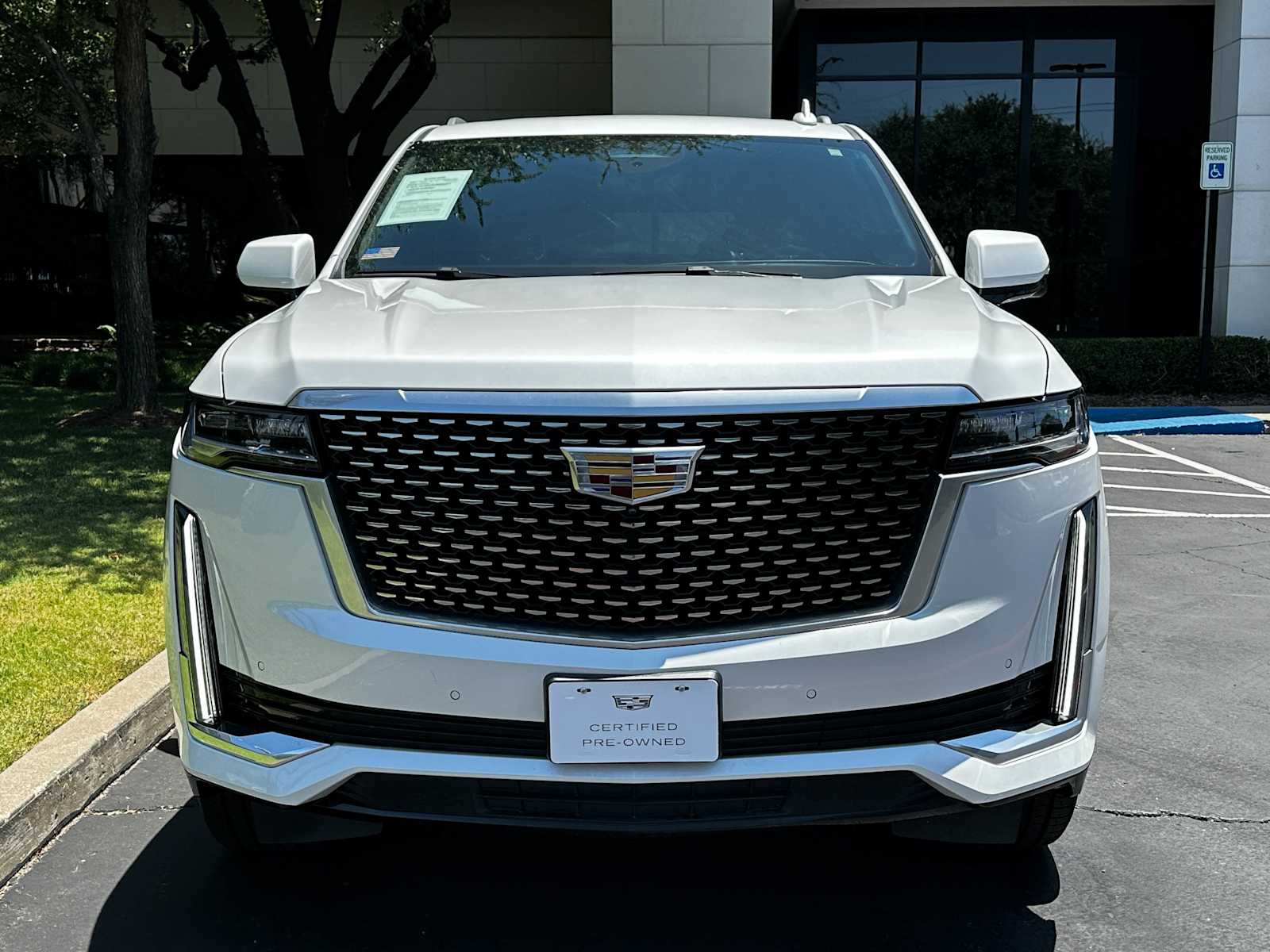 Certified Used 2023 Crystal White Tricoat Cadillac 4WD Premium Luxury image 2