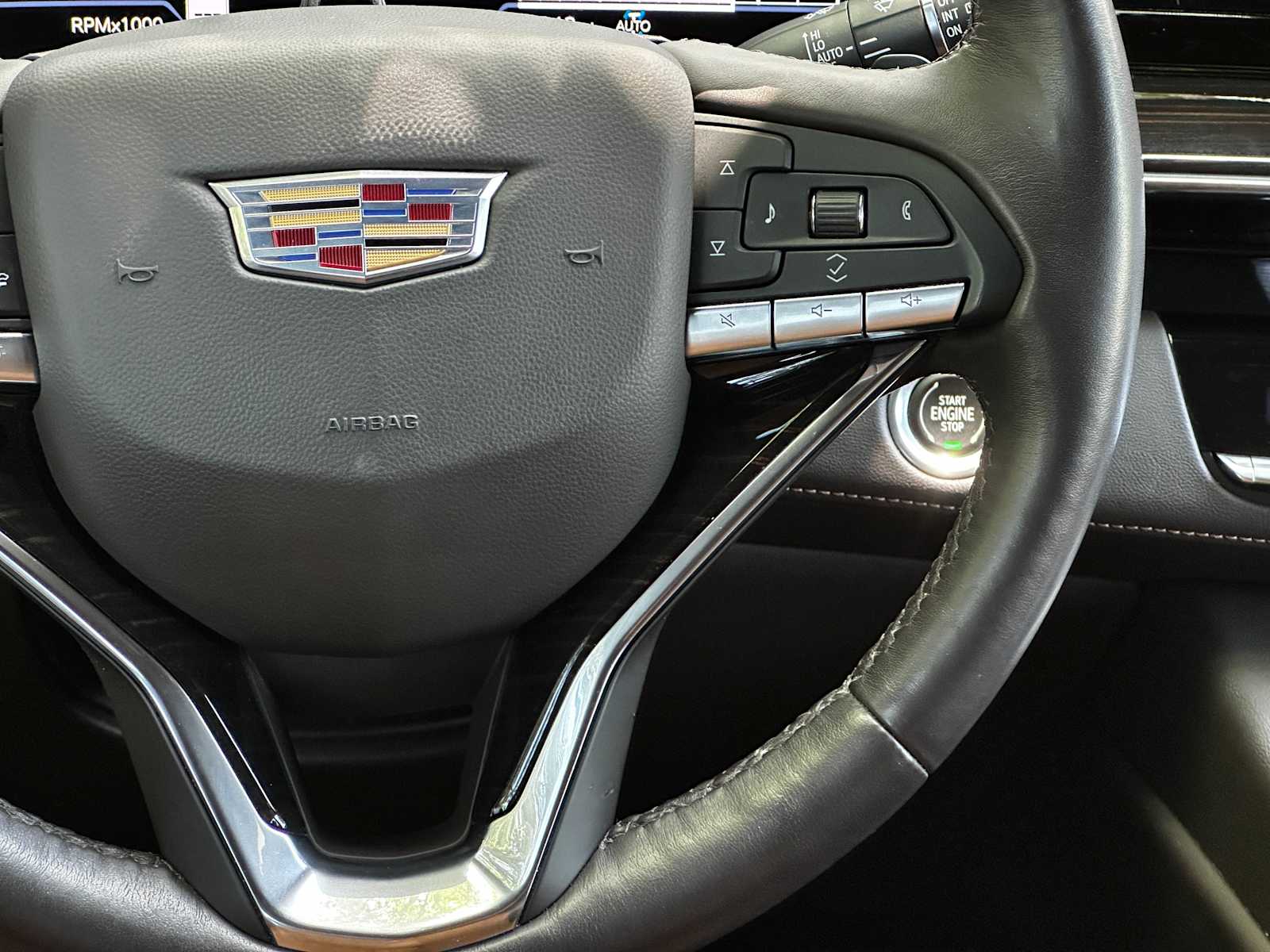 Certified Used 2023 Crystal White Tricoat Cadillac 4WD Premium Luxury image 22