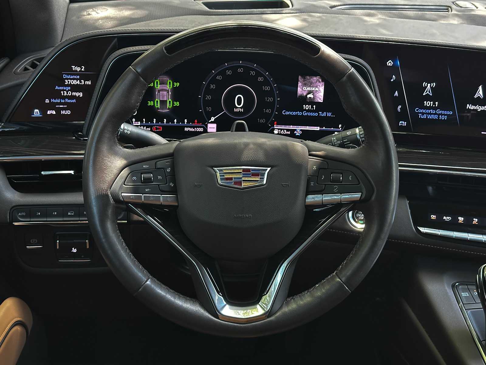 Certified Used 2023 Crystal White Tricoat Cadillac 4WD Premium Luxury image 20