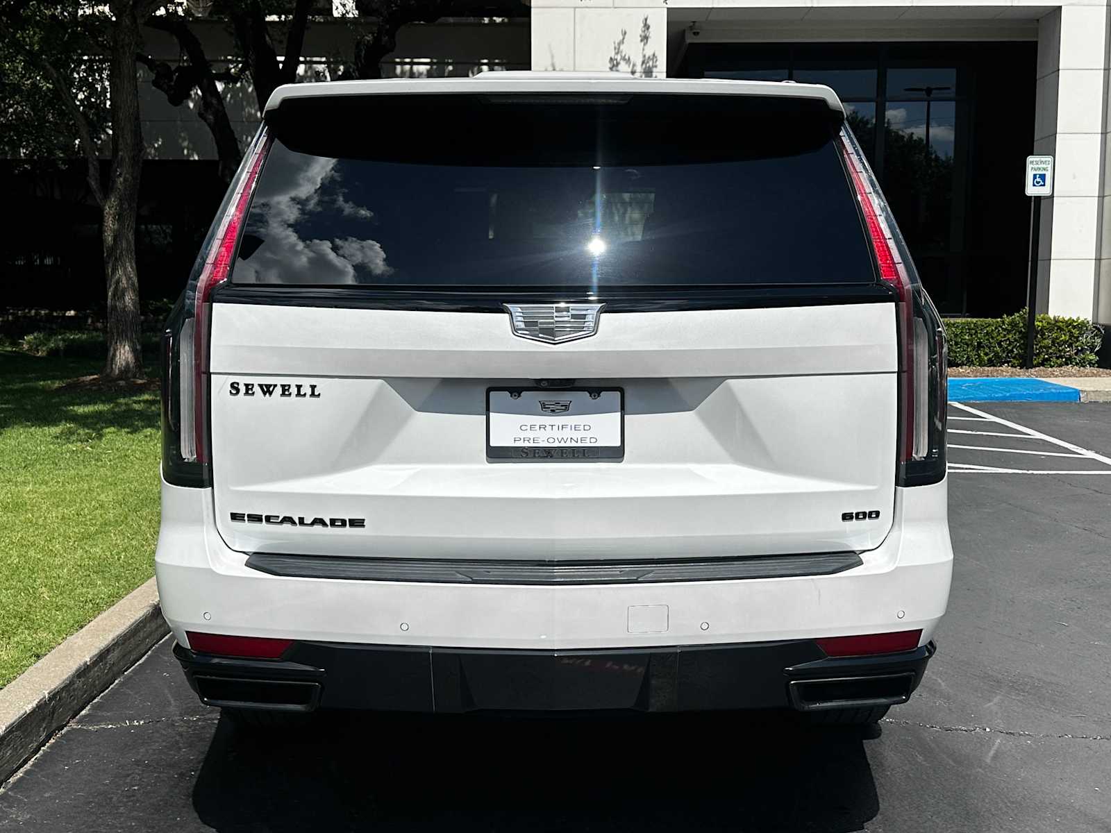 Certified Used 2024 Crystal White Tricoat Cadillac 4WD Sport image 3