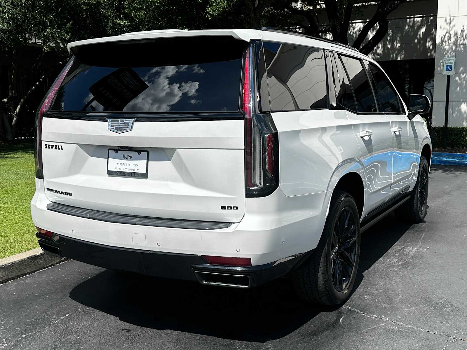 Certified Used 2024 Crystal White Tricoat Cadillac 4WD Sport image 4