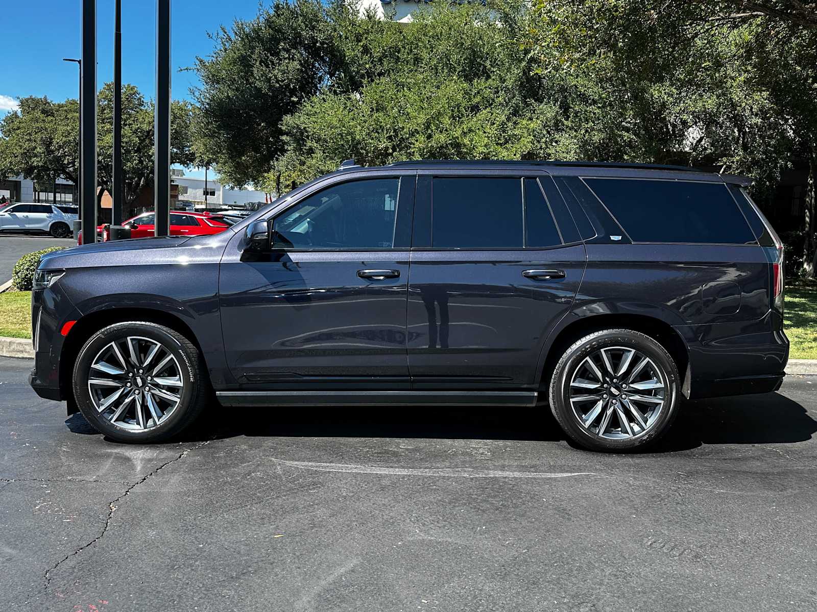 Used 2023 Galactic Gray Metallic Cadillac 4WD Sport Platinum image 5