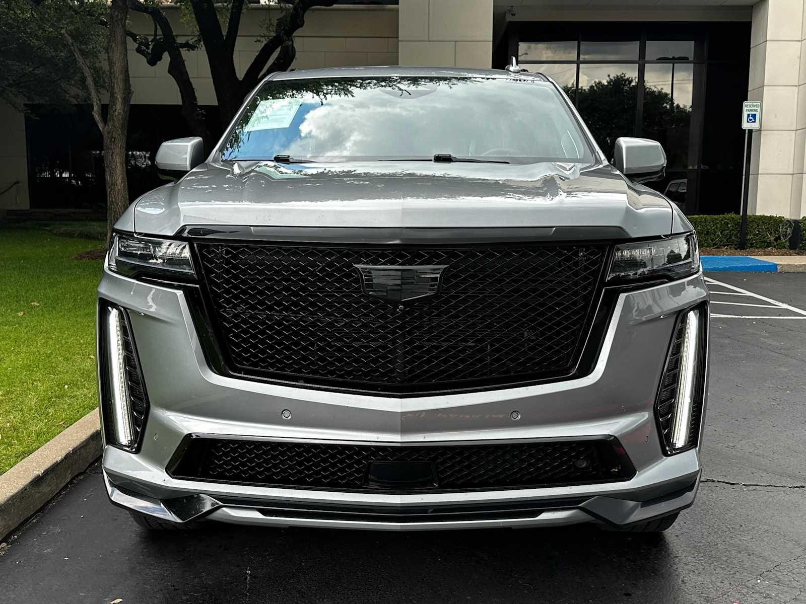 Used 2023 Argent Silver Metallic Cadillac AWD V-Series image 2