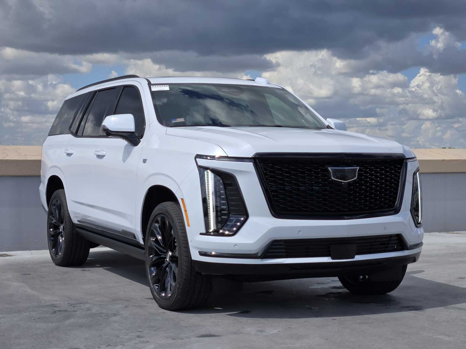 New 2026 Vibrant White Tricoat Cadillac Platinum Sport image 2