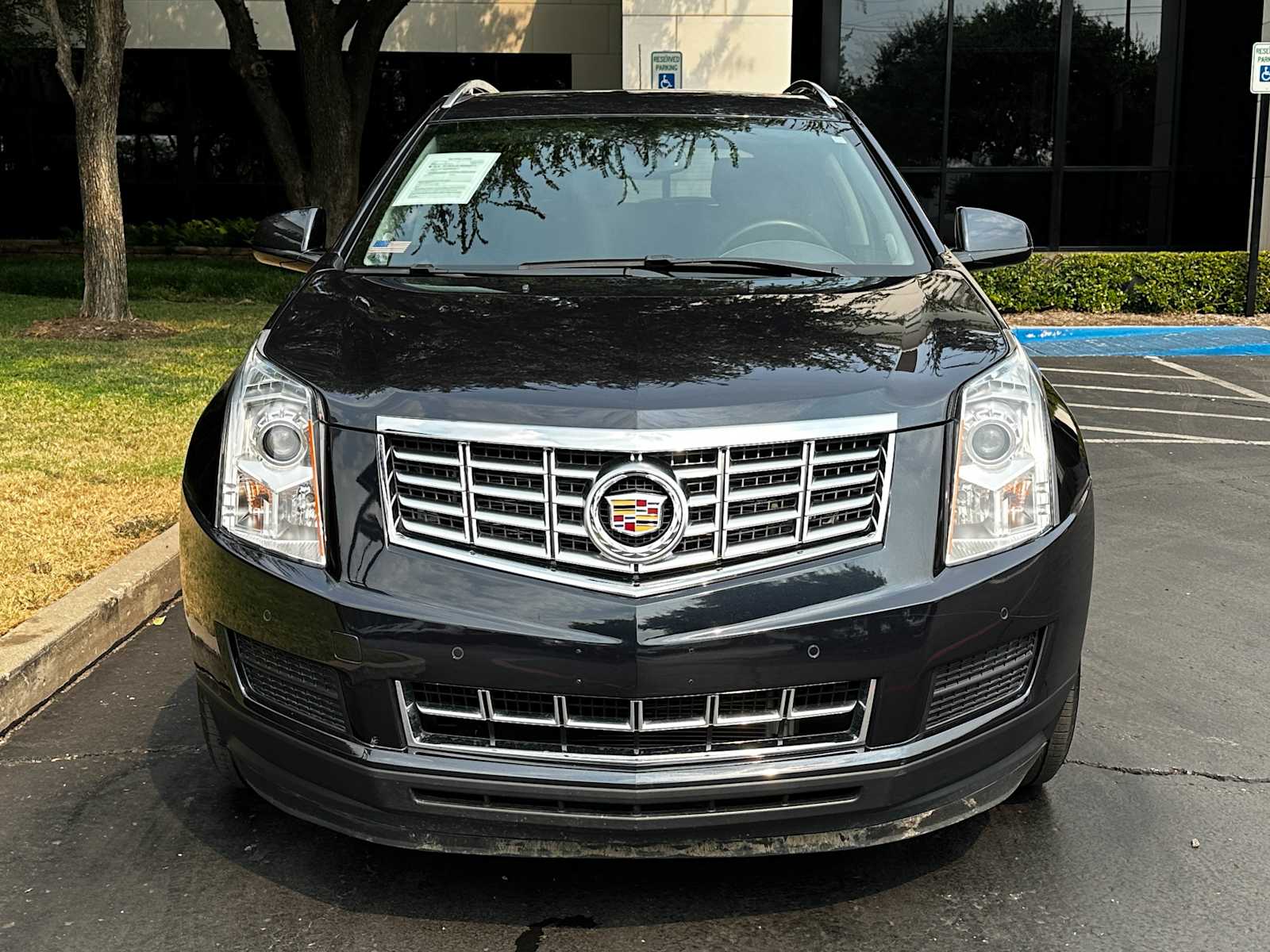 Used 2015 Sapphire Blue Metallic Cadillac Luxury Collection image 2