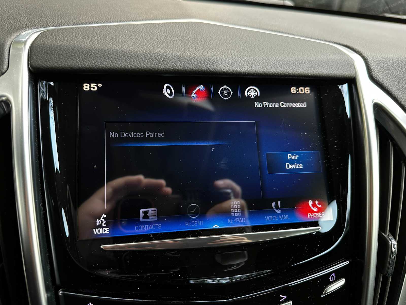 Used 2015 Sapphire Blue Metallic Cadillac Luxury Collection image 13