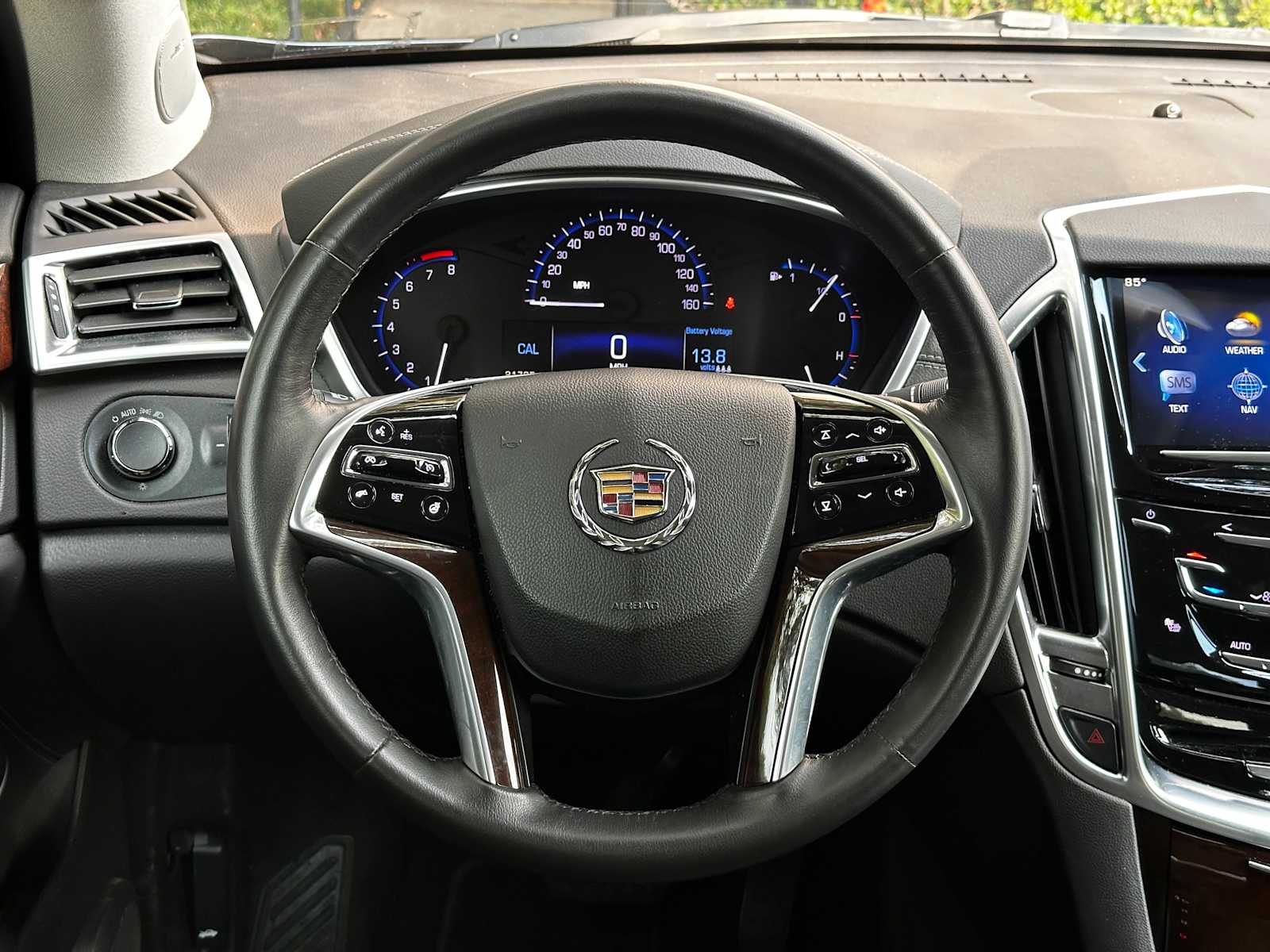 Used 2015 Sapphire Blue Metallic Cadillac Luxury Collection image 17