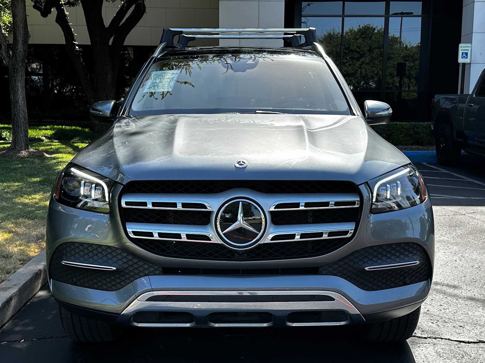 Used 2022 Selenite Grey Metallic Mercedes-Benz GLS 450 image 2