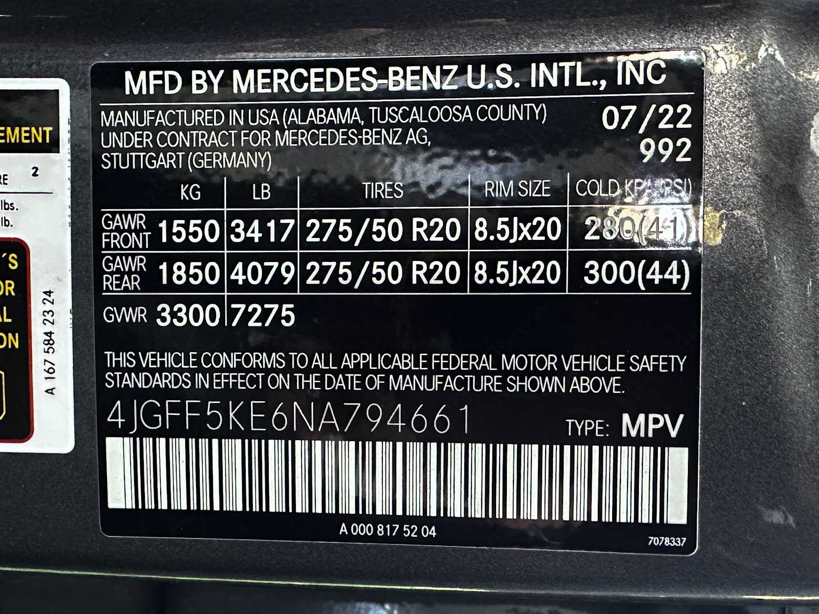 Used 2022 Selenite Grey Metallic Mercedes-Benz GLS 450 image 24