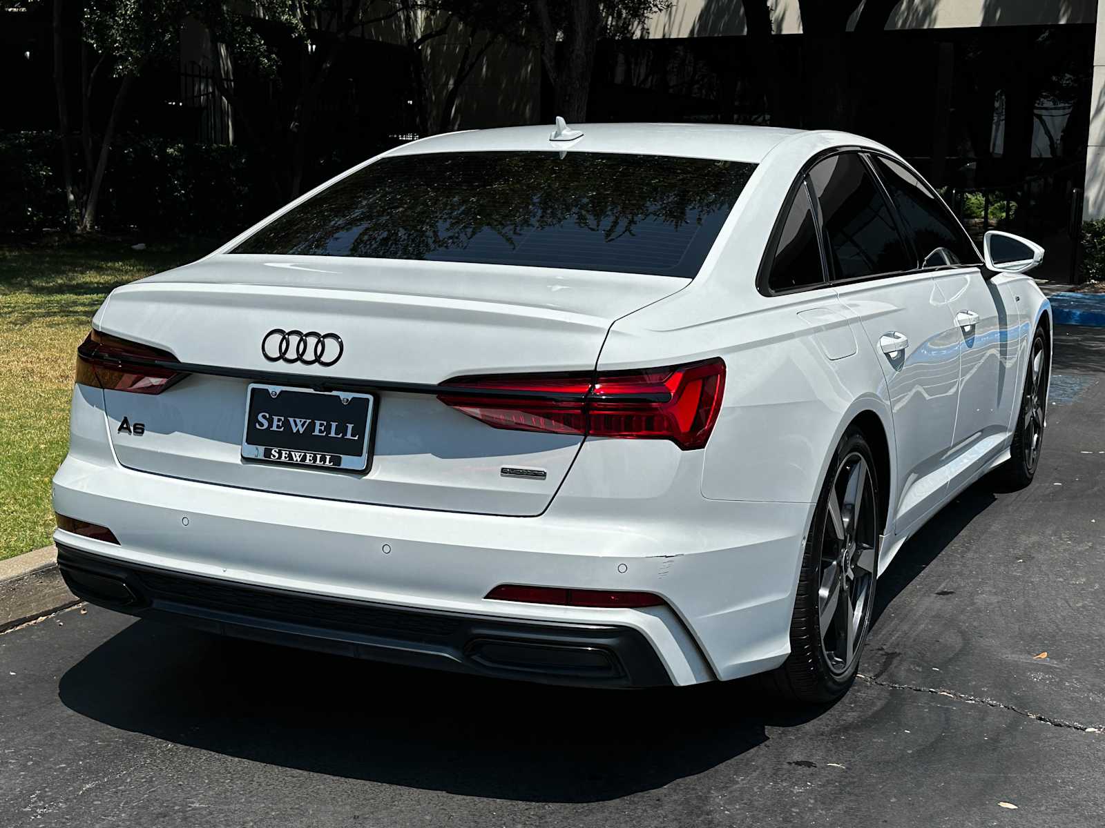Used 2021 Glacier White Metallic Audi Premium Plus image 4