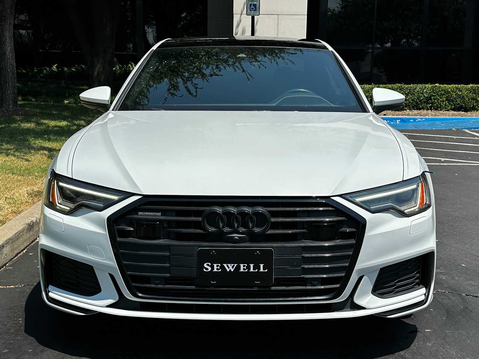 Used 2021 Glacier White Metallic Audi Premium Plus image 2