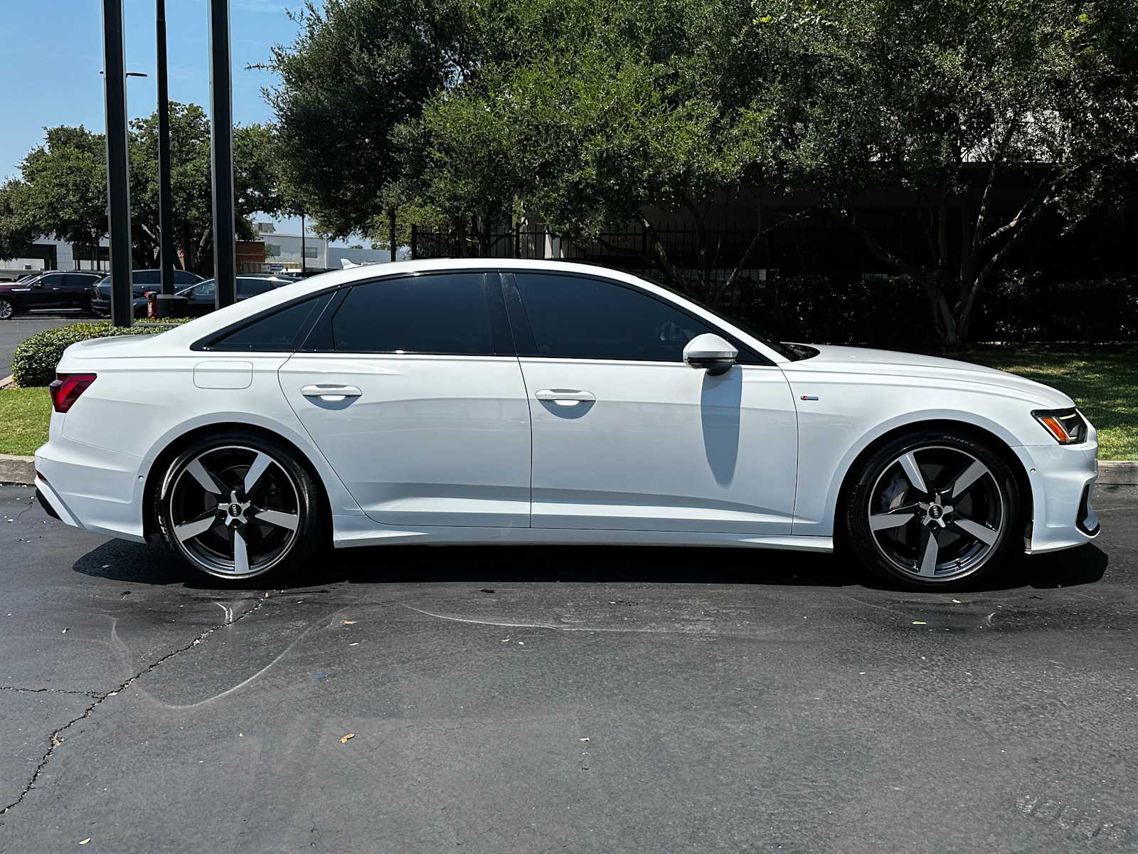 Used 2021 Glacier White Metallic Audi Premium Plus image 6
