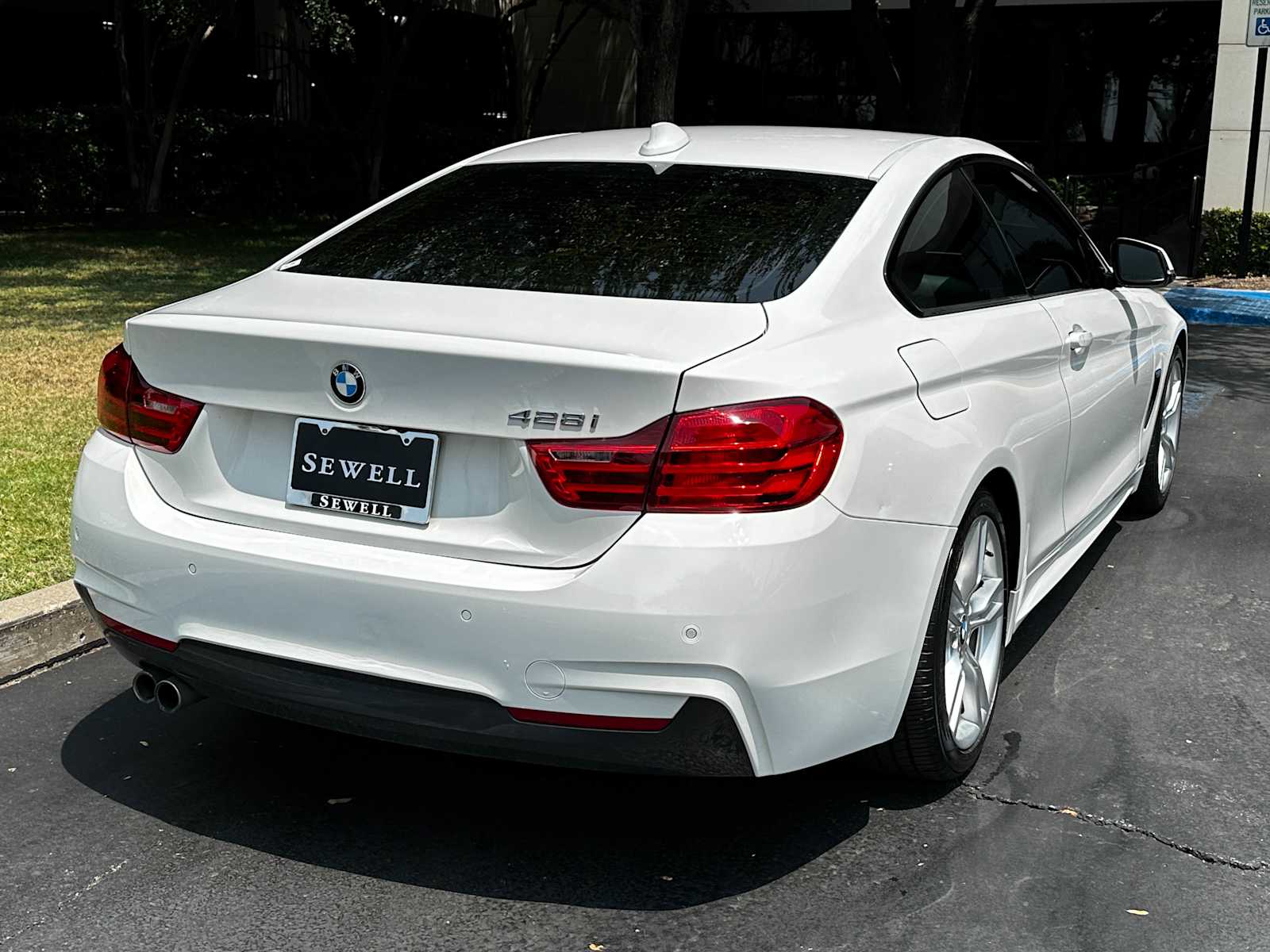 Used 2015 WHITE BMW 428i image 4