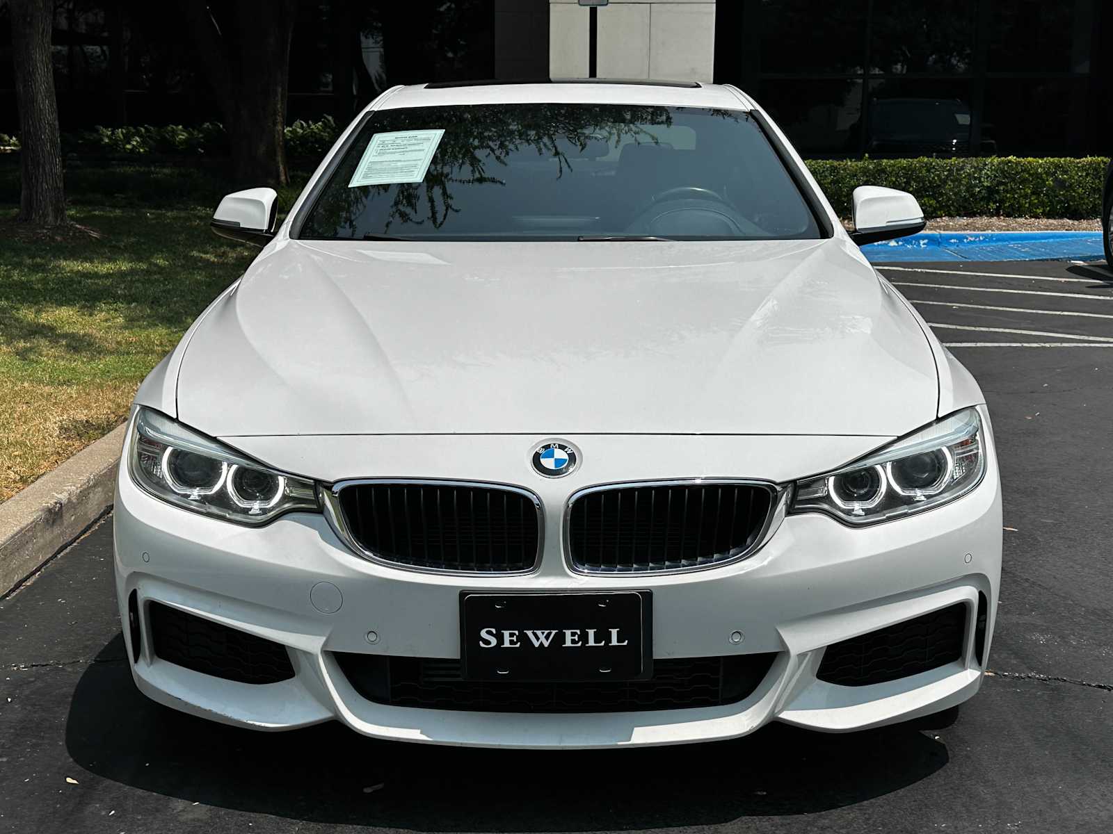 Used 2015 WHITE BMW 428i image 2