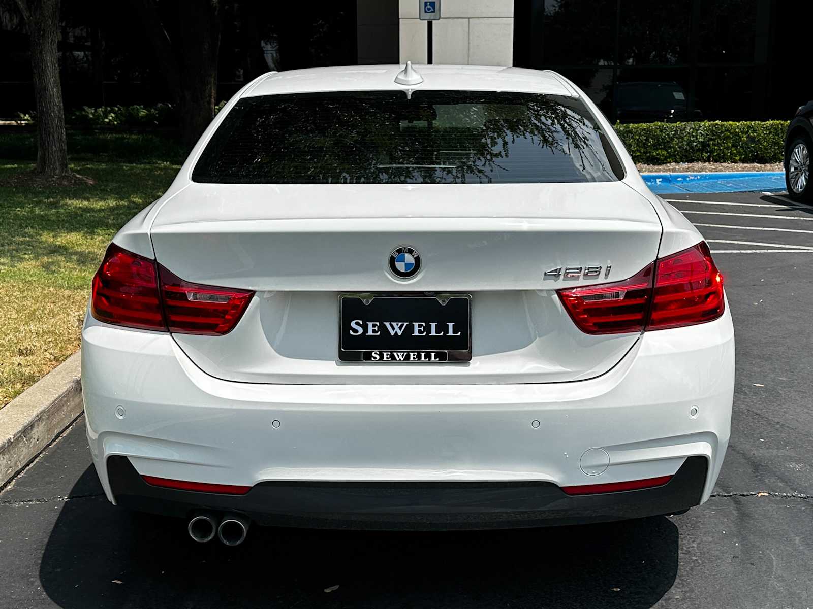 Used 2015 WHITE BMW 428i image 3
