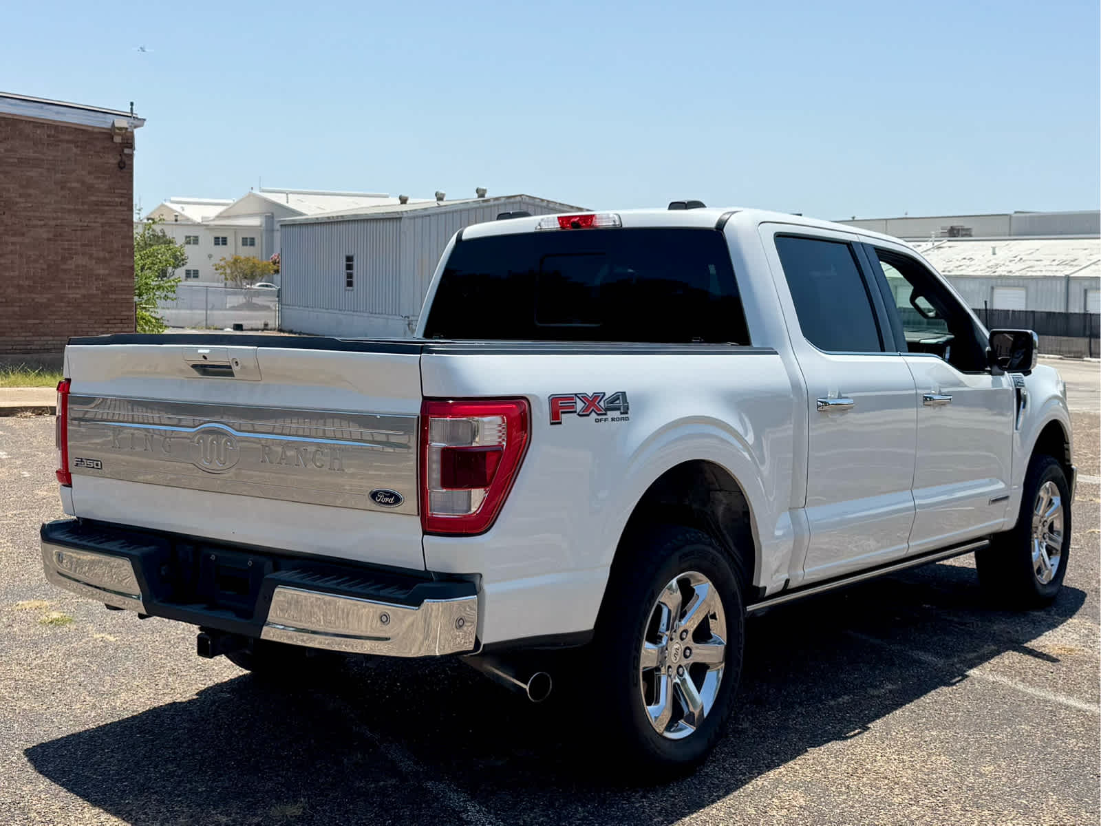 Used 2021 Star White Metallic Tri-Coat Ford King Ranch image 6