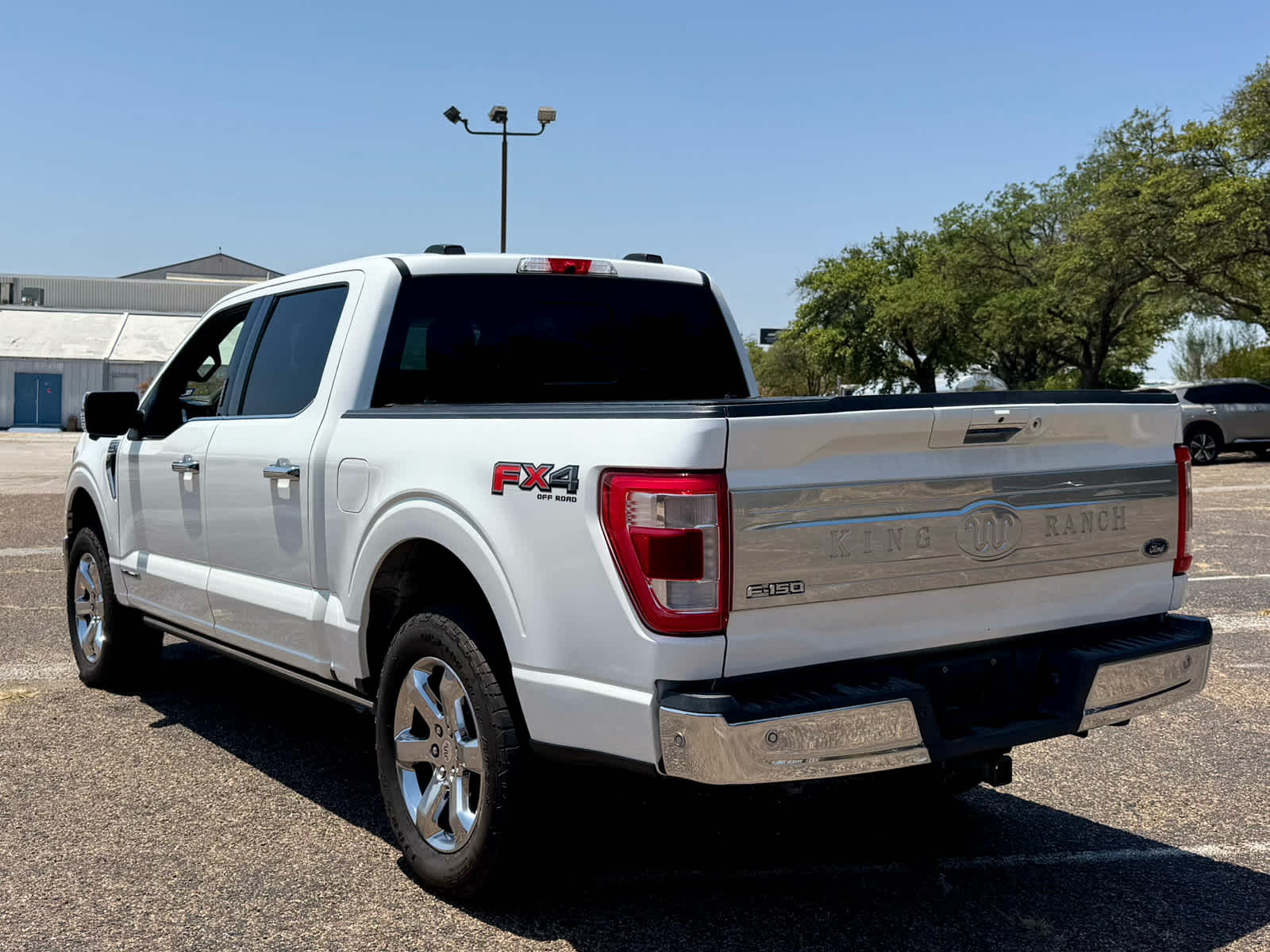 Used 2021 Star White Metallic Tri-Coat Ford King Ranch image 4