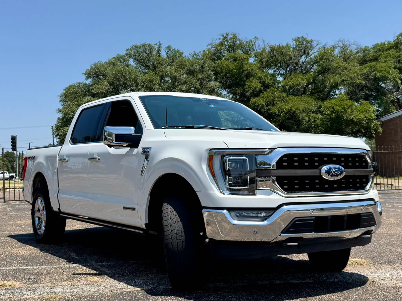 Used 2021 Star White Metallic Tri-Coat Ford King Ranch image 8