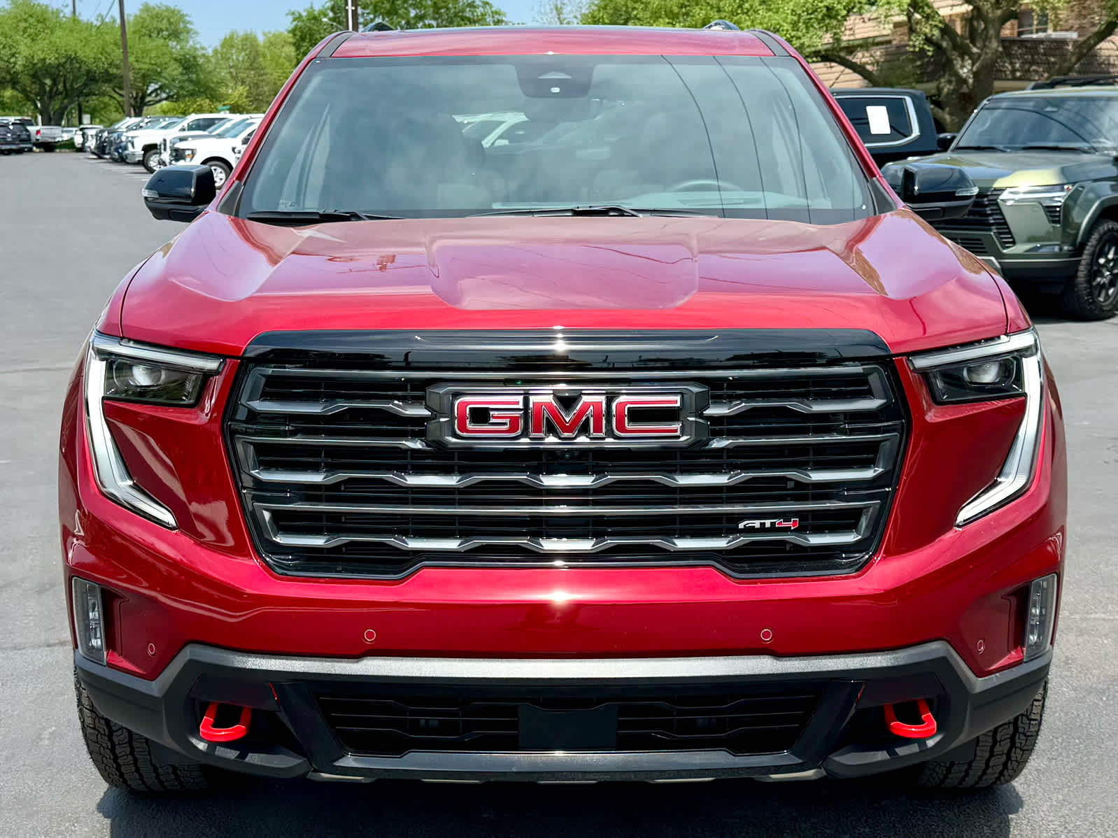 Certified Used 2024 Volcanic Red Tintcoat GMC AWD AT4 image 2
