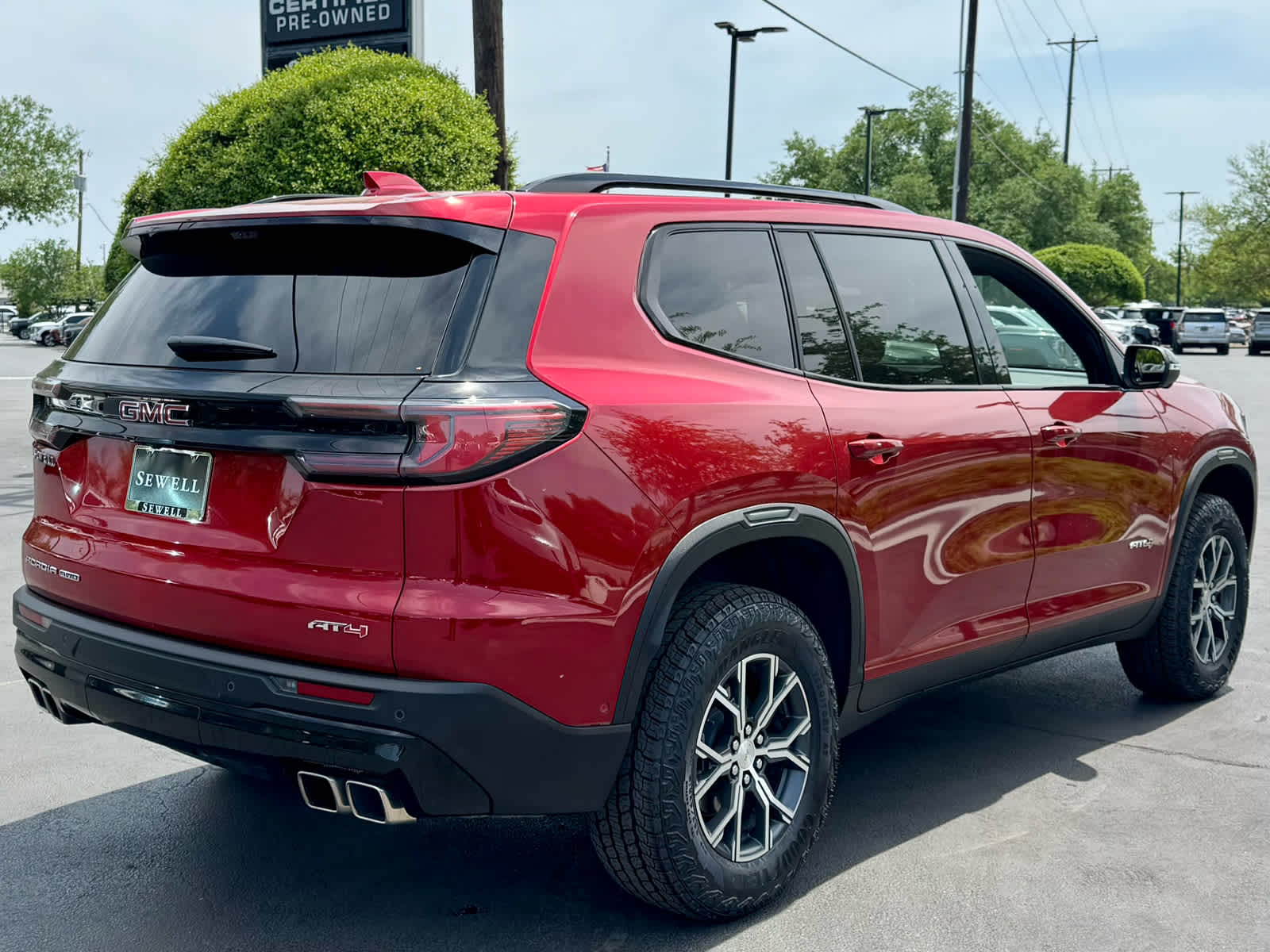 Certified Used 2024 Volcanic Red Tintcoat GMC AWD AT4 image 7