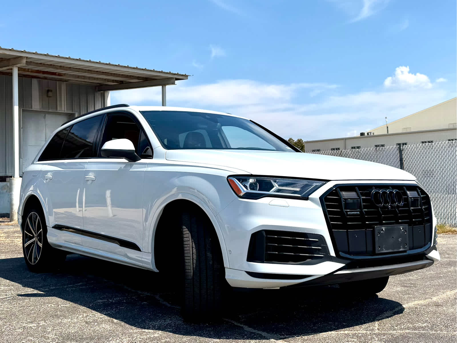 Used 2022 WHITE Audi Premium Plus image 9