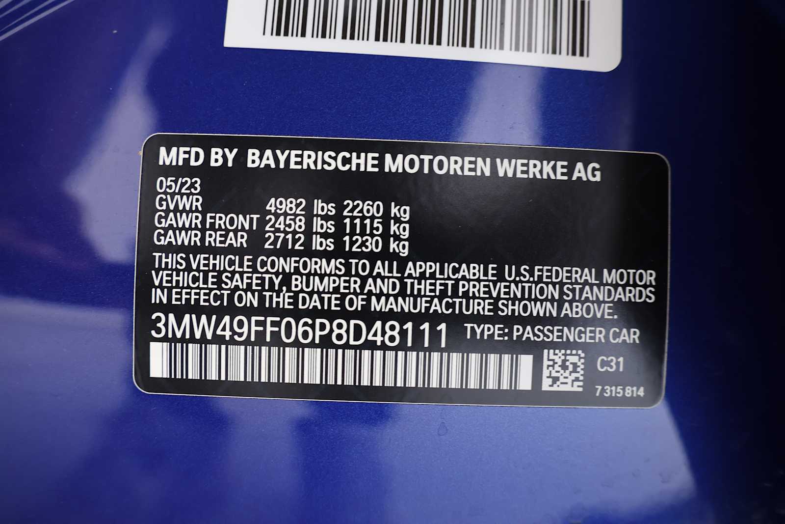 Certified Used 2023 Portimao Blue Metallic BMW M340i xDrive image 32