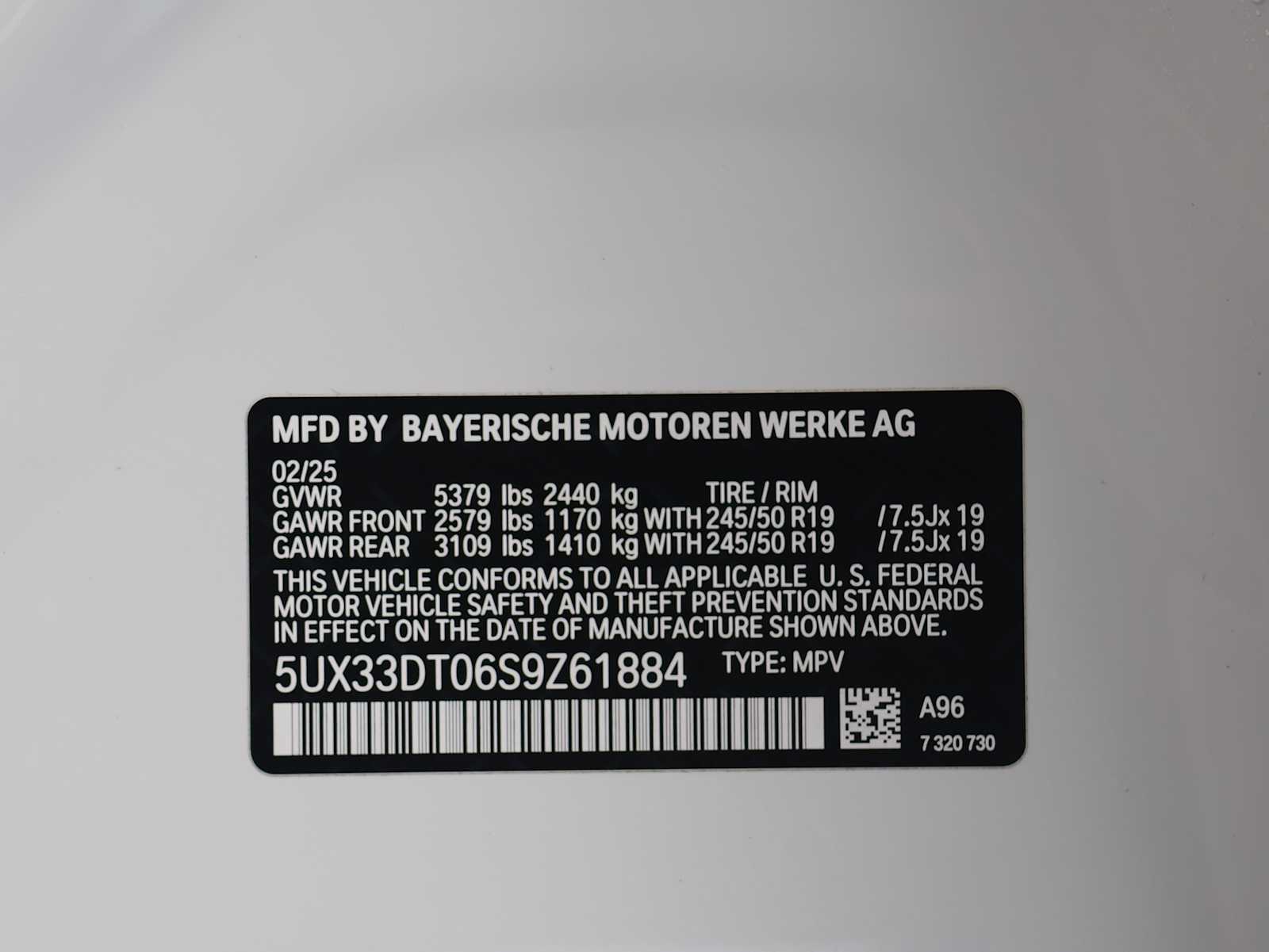 Certified Pre-Owned 2025 BMW X4 xDrive xDrive30i SUV in #5453496