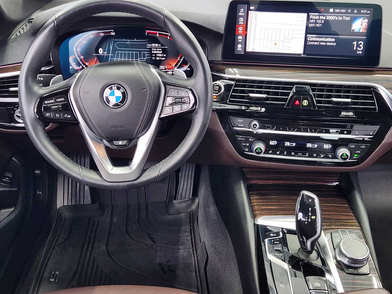 Used 2021 Phytonic Blue Metallic BMW 530i image 25